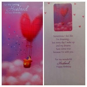 For My Loving Husband on His Birthday